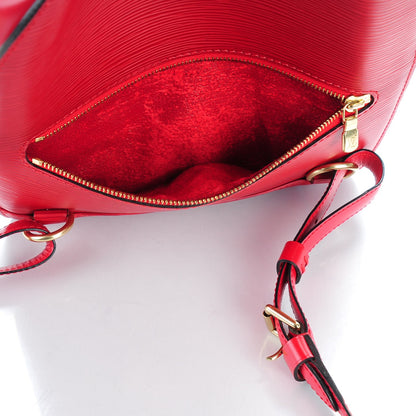 Louis Vuitton Epi Mabillon Backpack Castillan Red 7 of 8