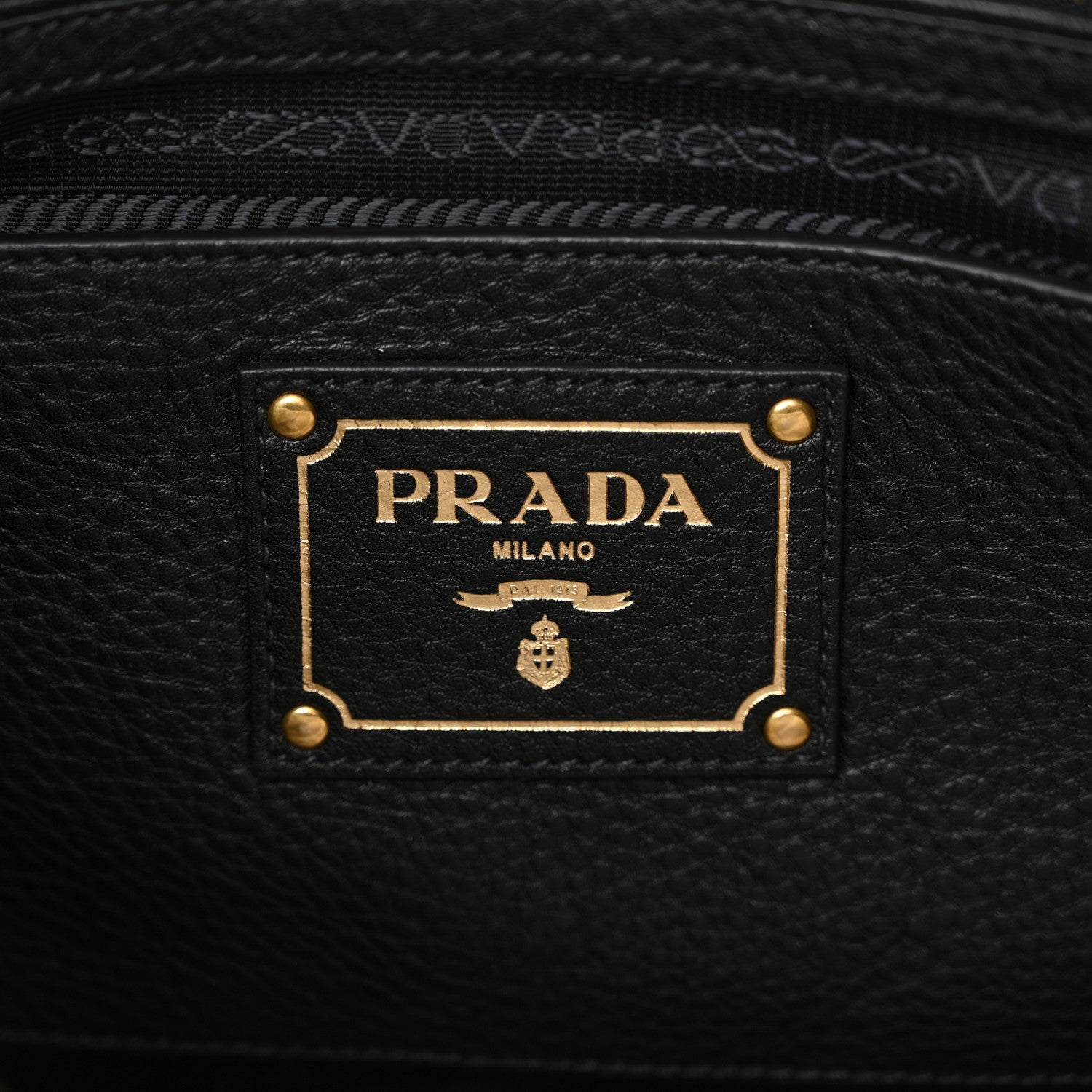 Prada Vitello Daino Shopping Satchel Black 6 of 11
