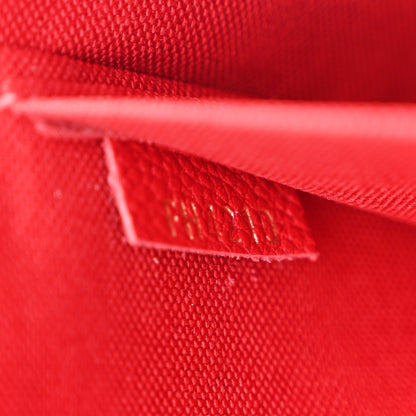 Louis Vuitton Empreinte Pochette Felicie Chain Wallet Scarlet 8 of 12