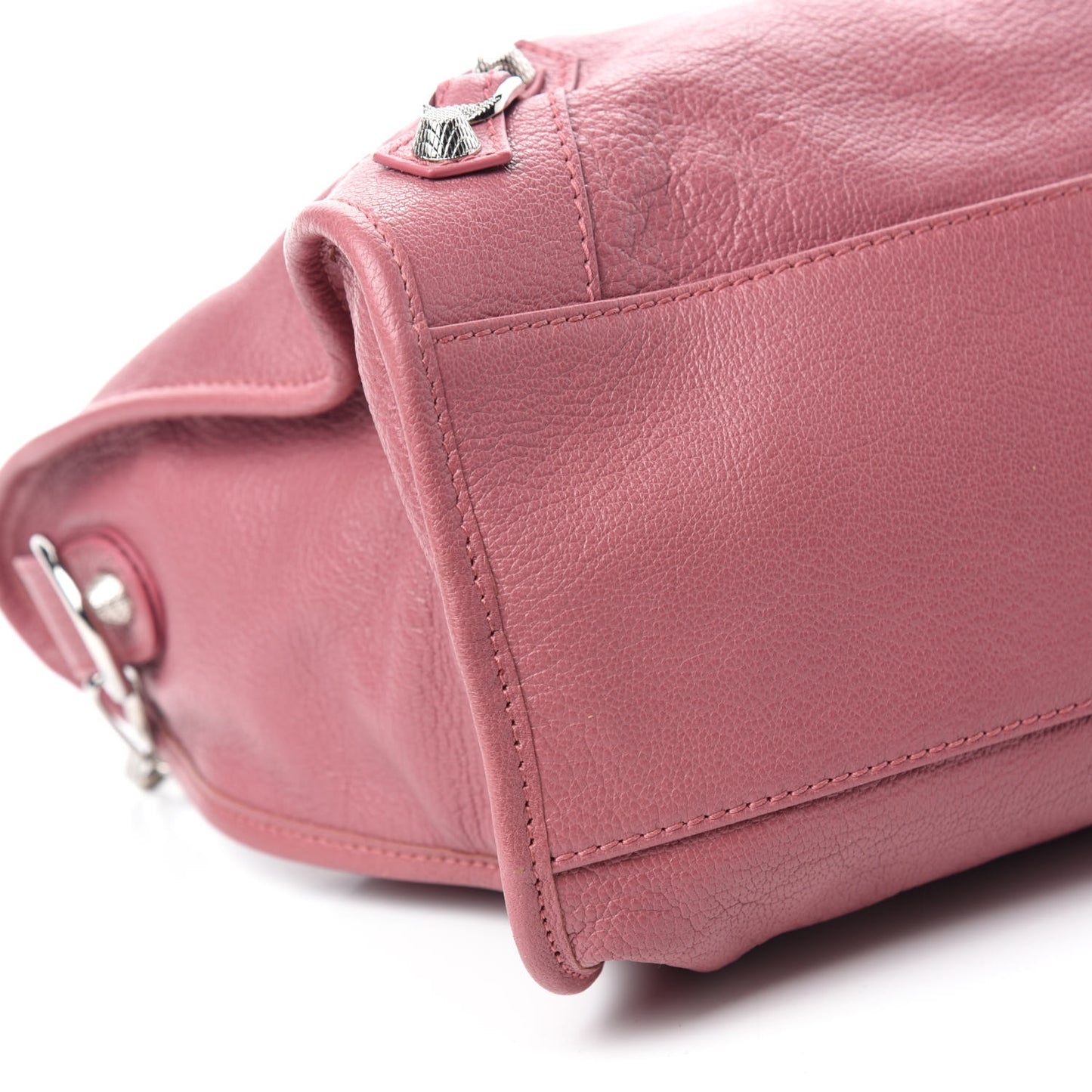 Chevre Hamilton Giant 12 Silver Hardware City Rose Bruyere