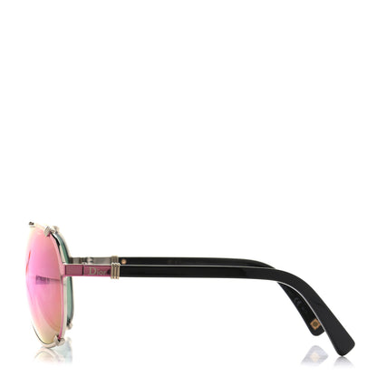 Christian Dior Metal Chicago 2 Aviator Sunglasses Purple 3 of 8