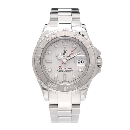 Rolex Stainless Steel Platinum 29mm Yacht-Master Watch Silver 169622 1 of 5