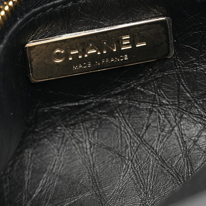 Chanel Aged Calfskin Quilted Mini 31 Shopping Bag Black 6 of 11
