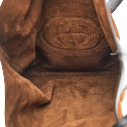 Gucci Suede Large Ophidia Vertical Shopping Tote Chestnut 5 of 10