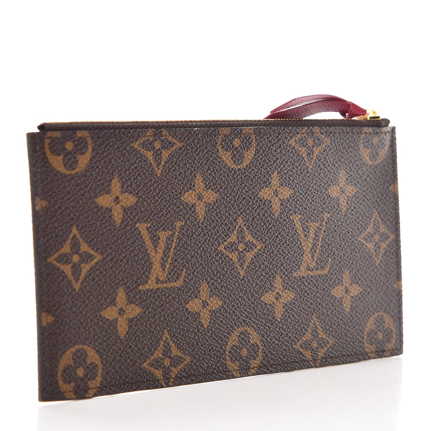 Monogram Felicie Chain Wallet Zippered Insert Fuchsia