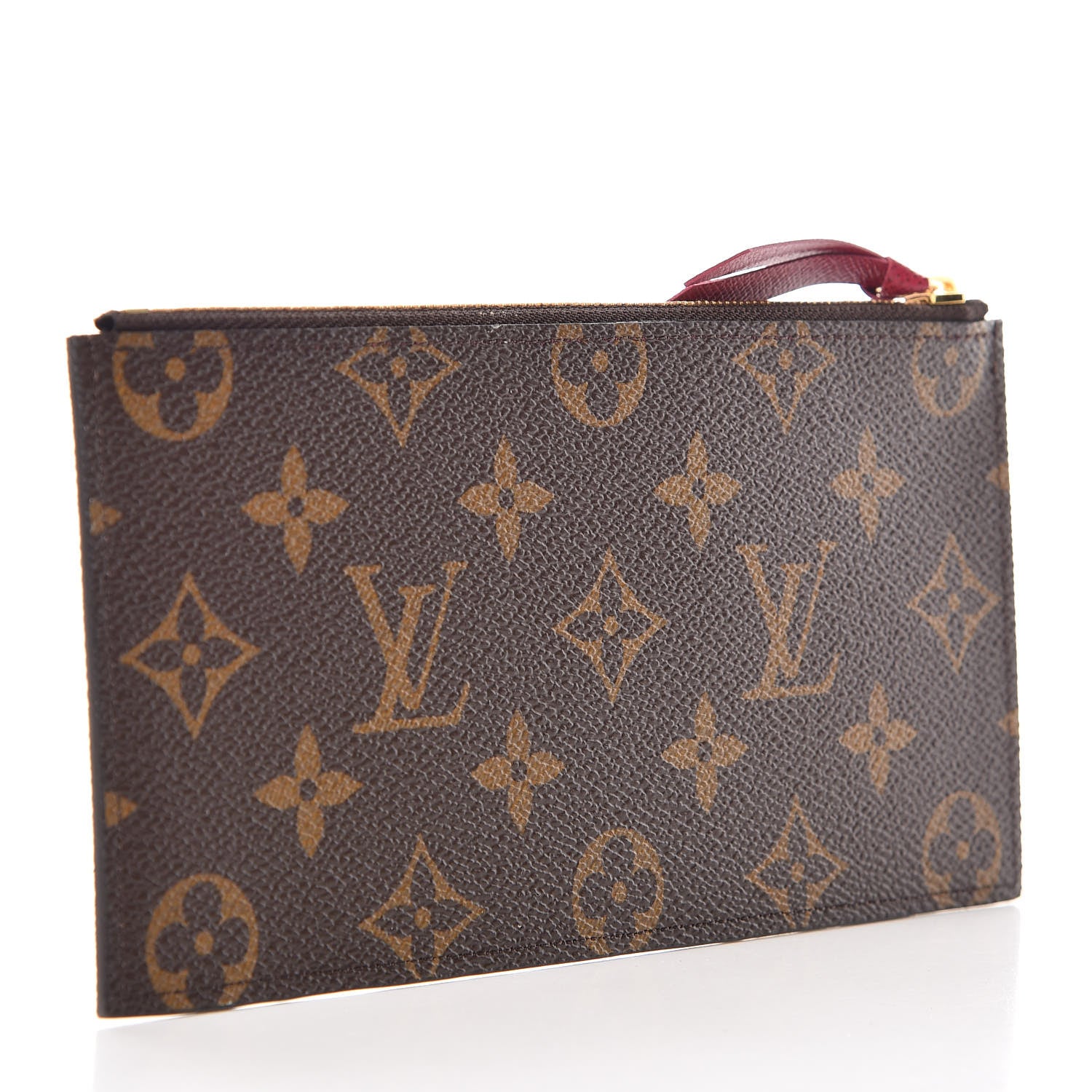 Louis Vuitton Monogram Felicie Chain Wallet Zippered Insert Fuchsia 3 of 6