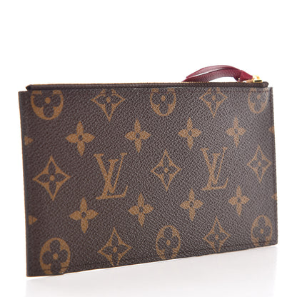 Louis Vuitton Monogram Felicie Chain Wallet Zippered Insert Fuchsia 3 of 6