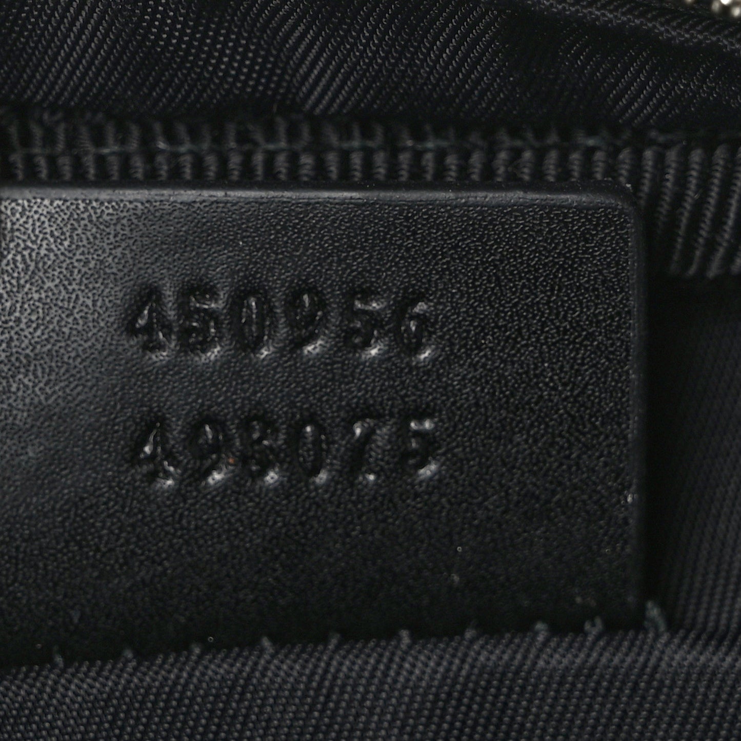 GG Supreme Monogram Web Belt Bag Black