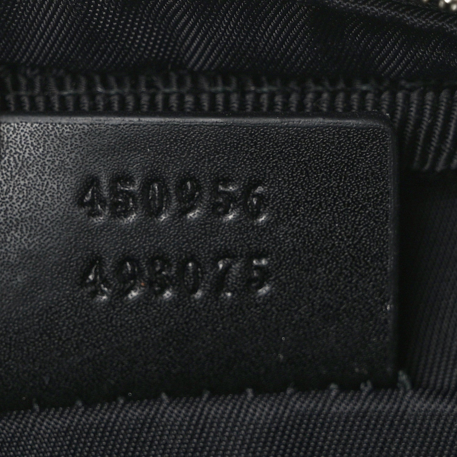 Gucci GG Supreme Monogram Web Belt Bag Black 7 of 9