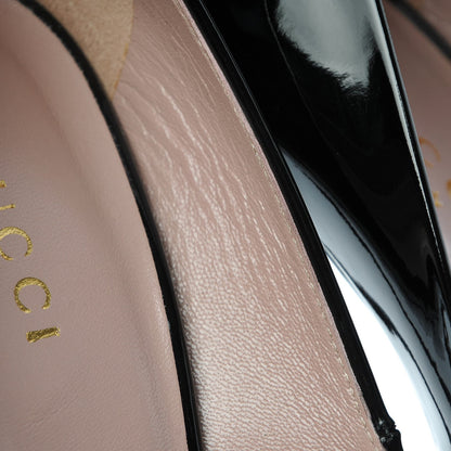 Gucci Vernice Crystal Beverly Pumps 34 Black 13 of 14