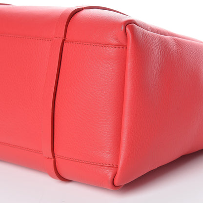 Balenciaga Veau Baltimore Double Sided Small Everyday Tote Rouge Vermeil Black 10 of 14