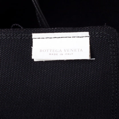Bottega Veneta Nappa Intrecciato Canvas Fringe Maltinto Tote Nero Black 7 of 9
