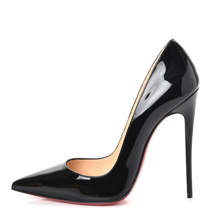 Christian Louboutin Patent So Kate 120 Pumps 38 Black 1 of 8
