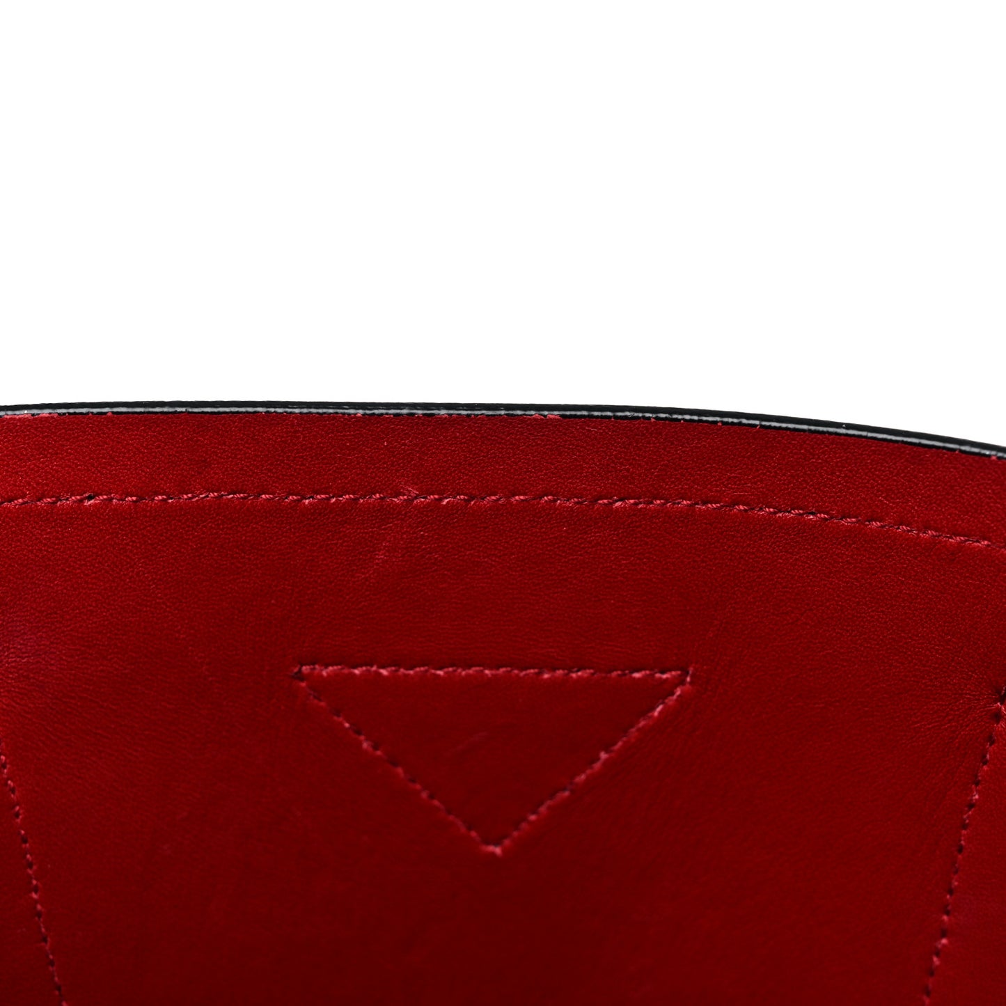 Saffiano Cuir Medium Double Bag Black Fuoco