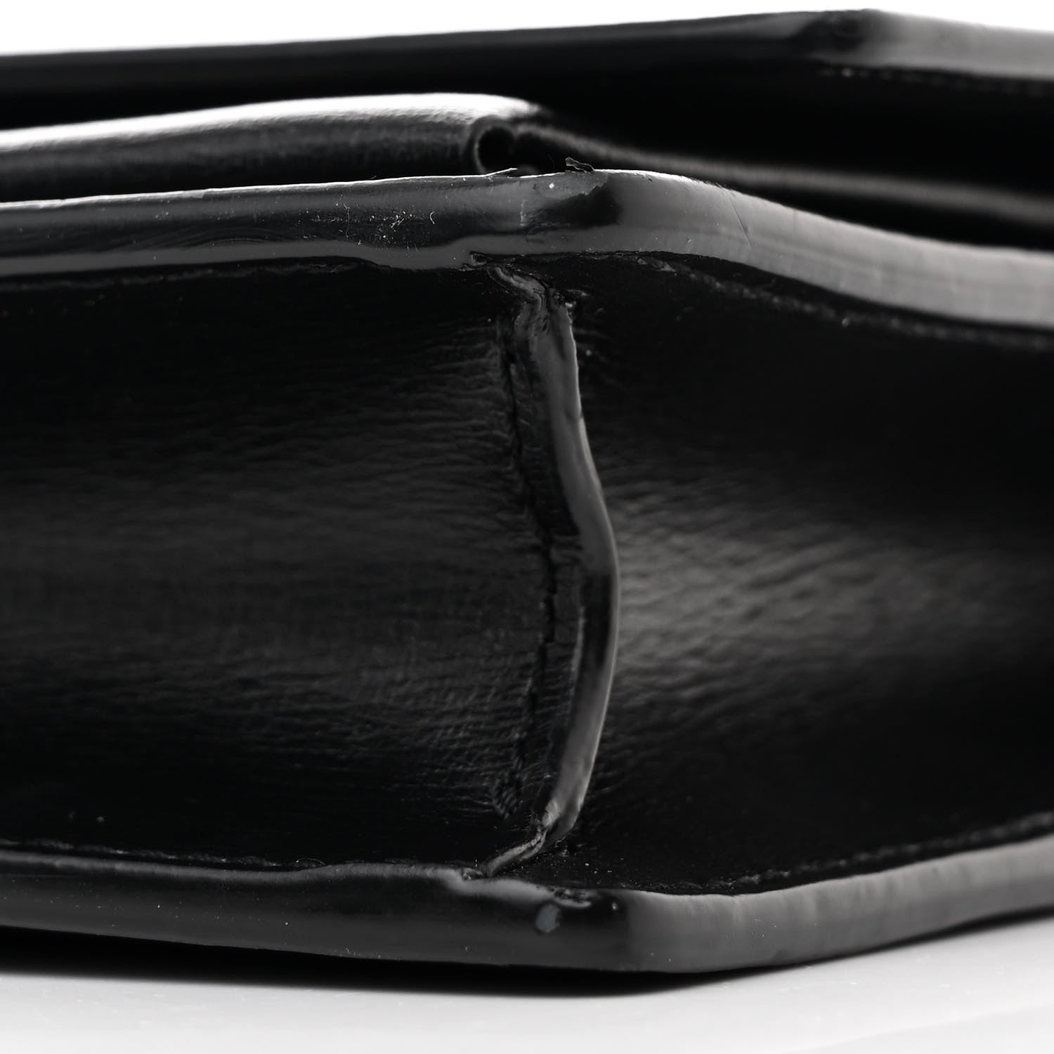 Saint Laurent Calfskin Monogram Sunset Chain Wallet Black 9 of 12