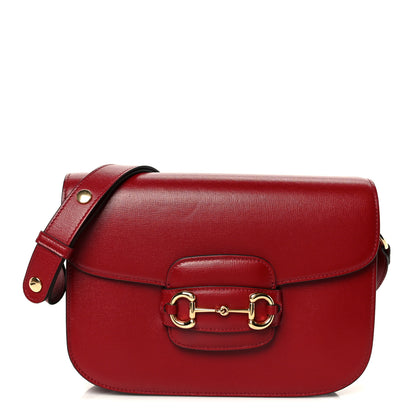 Gucci Azalea Calfskin Horsebit 1955 Shoulder Bag New Cherry Red 1 of 11