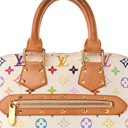 Louis Vuitton Monogram Multicolor Alma White 8 of 15