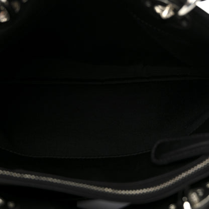 Christian Dior Lambskin Cannage Granville Polochon Black 5 of 10