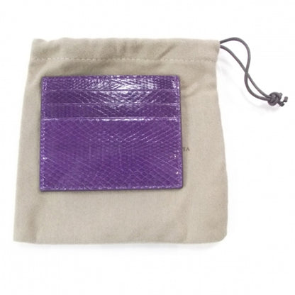 Bottega Veneta Python Card Case Purple 3 of 6