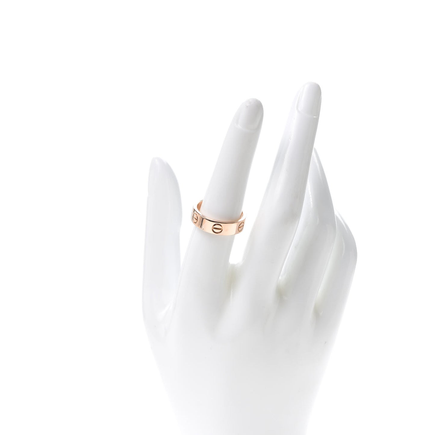 18K Pink Gold 5.5mm LOVE Ring 55 7.25