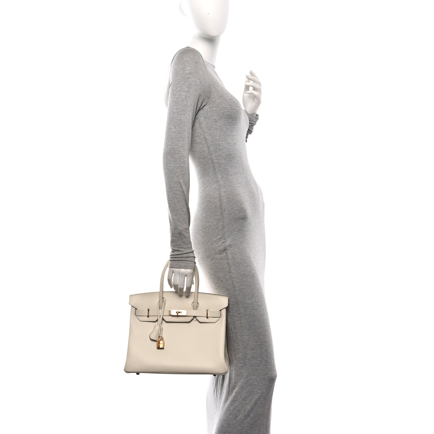 Hermes Epsom Birkin 30 Craie 2 of 11