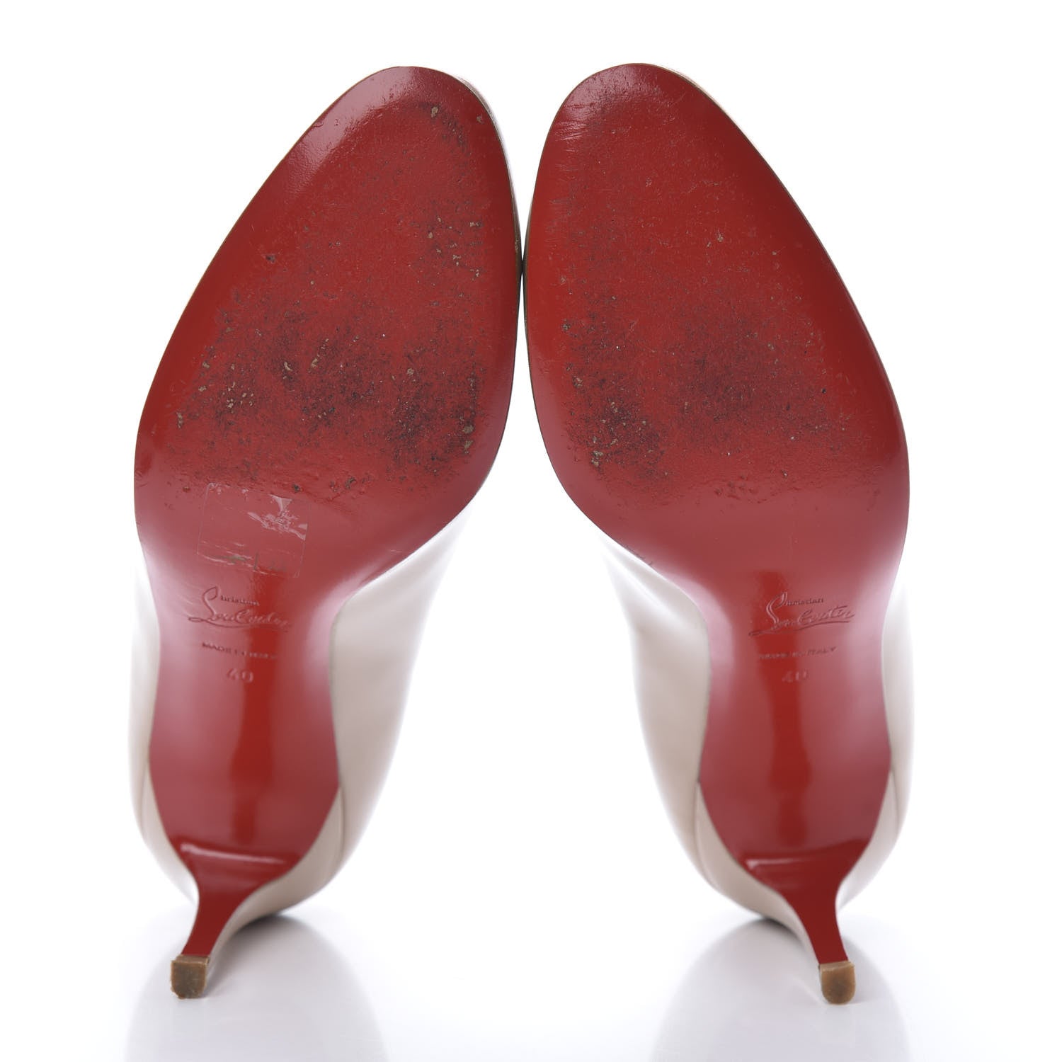 Christian Louboutin Patent Simple 85 Pumps 40 Nude 5 of 10