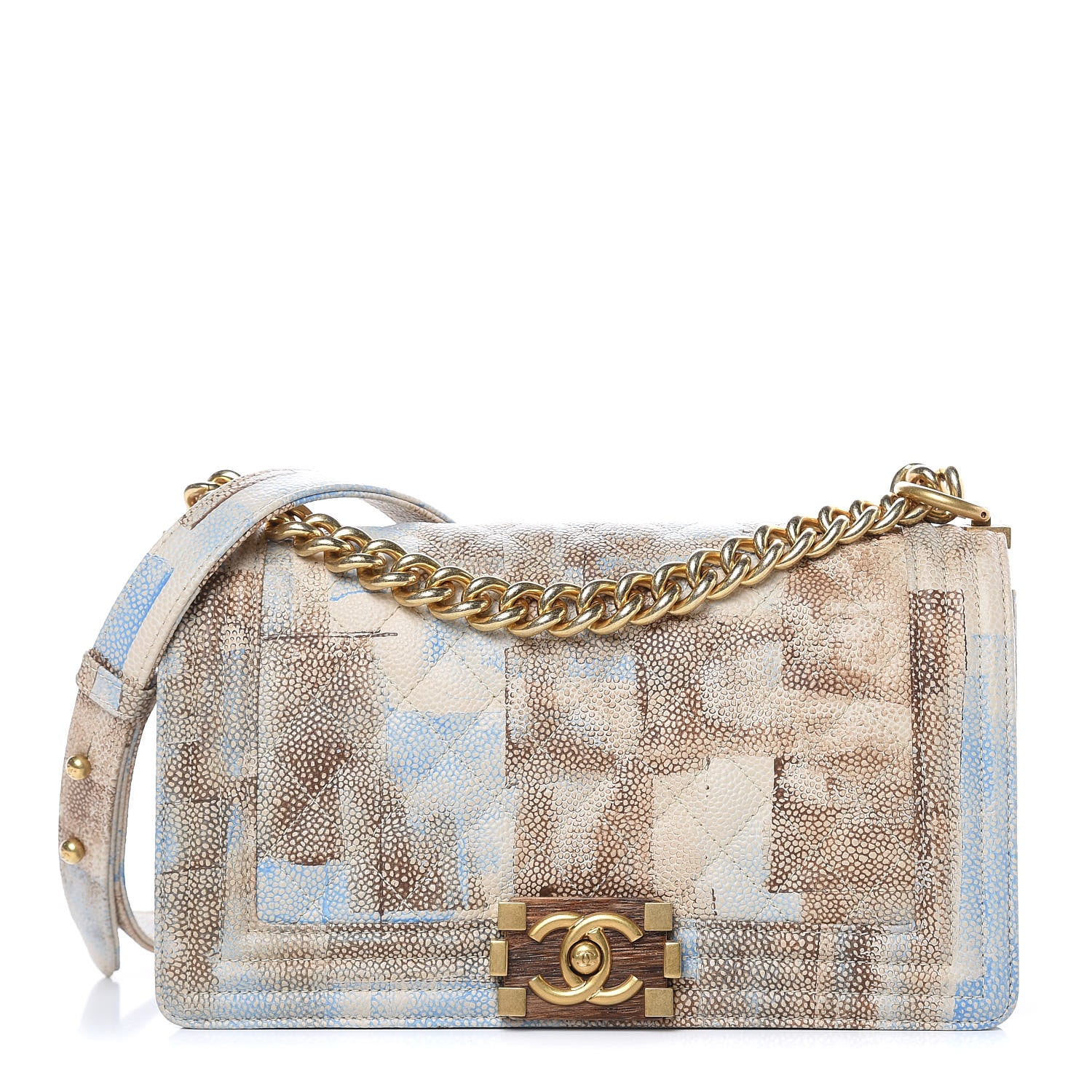 Chanel Painted Caviar Medium Boy In Cuba Flap Multicolor 1 of 10