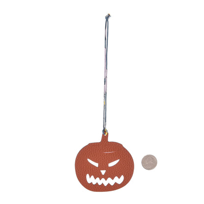 Hermes Epsom Togo Petit H Pumpkin Bag Charm Vermillion Cuivre 2 of 4
