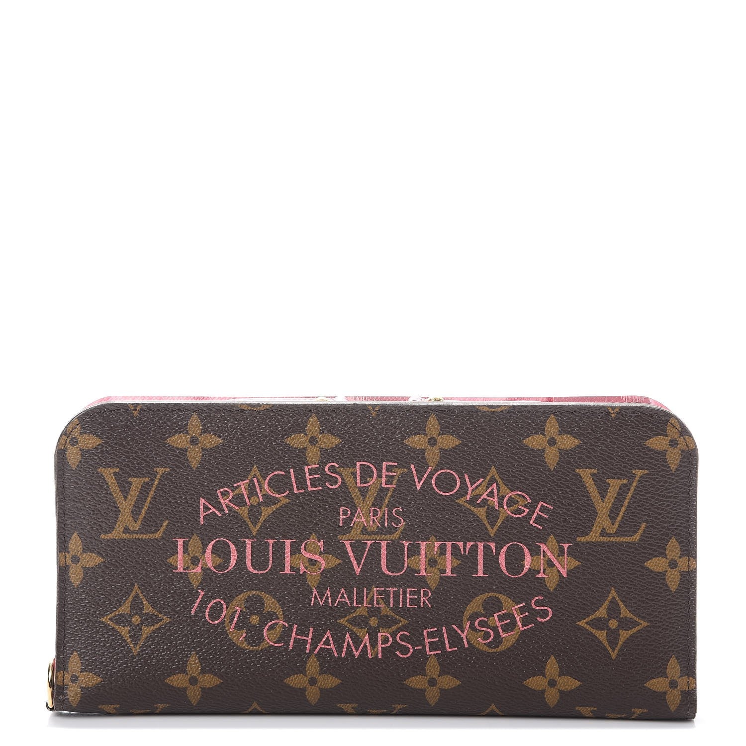 Louis Vuitton Monogram Articles de Voyage Ikat Insolite Wallet Rose Velours 1 of 8