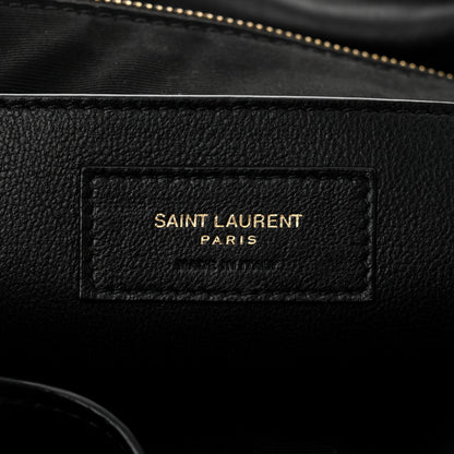 Saint Laurent Lambskin Matelasse Monogram Large Jamie 4.3 Black 6 of 10