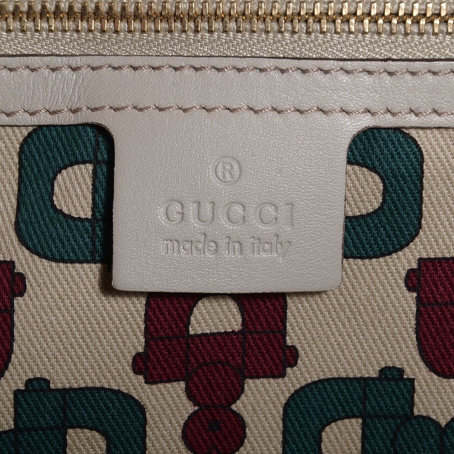 Guccissima Medium Pelham Shoulder Bag Off White