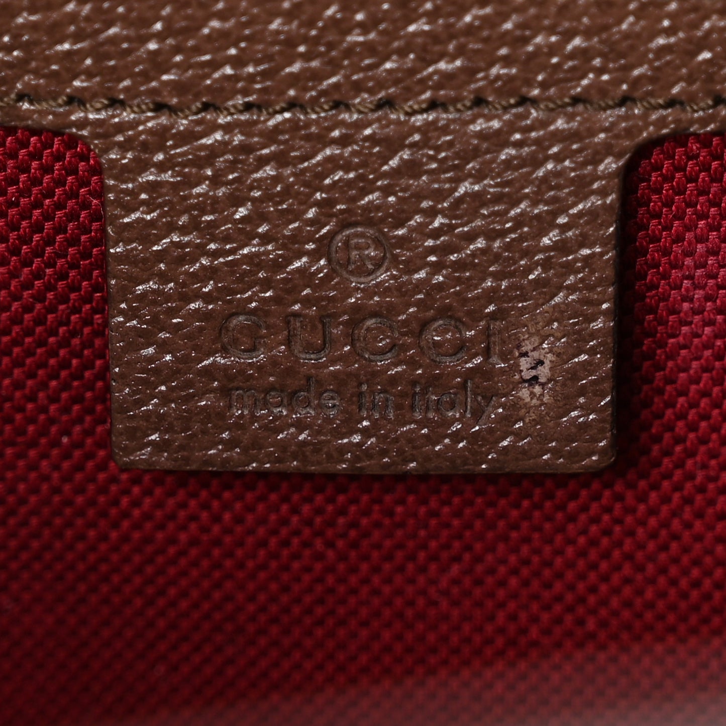 GG Supreme Monogram Textured Dollar Calfskin Medium Detail Tote Beige Ebony New Acero