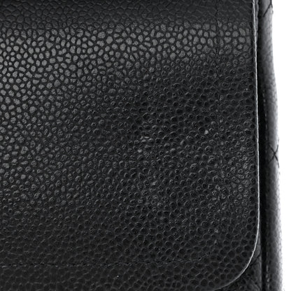 Chanel Caviar Quilted Maxi Double Flap Black 12 of 14