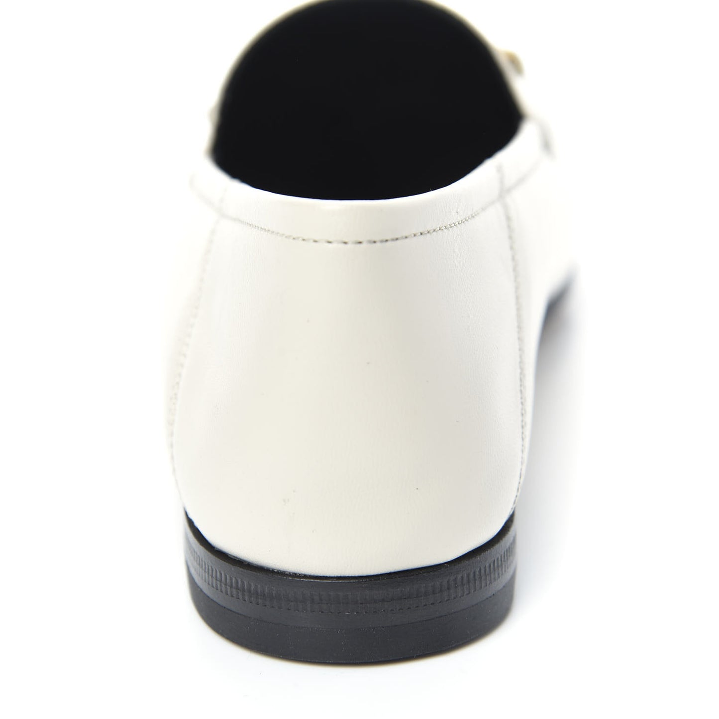 Lambskin Womens Brixton Horsebit Loafers 36 Mystic White