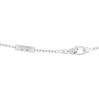 Van Cleef & Arpels 18K White Gold Diamond Small Frivole Pendant Necklace 4 of 6