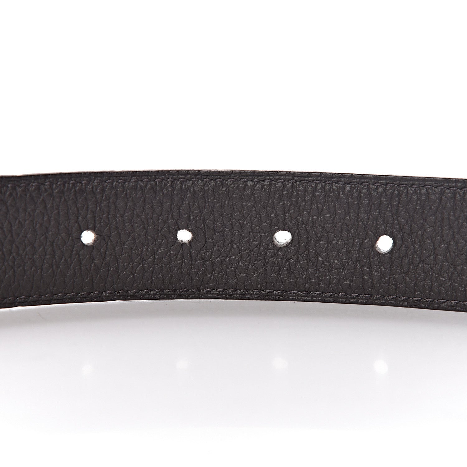 Hermes Box Togo 32mm H Belt 90 Bleu Marine Grey 5 of 8