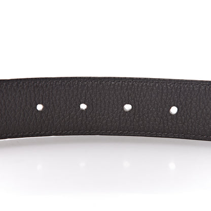 Hermes Box Togo 32mm H Belt 90 Bleu Marine Grey 5 of 8