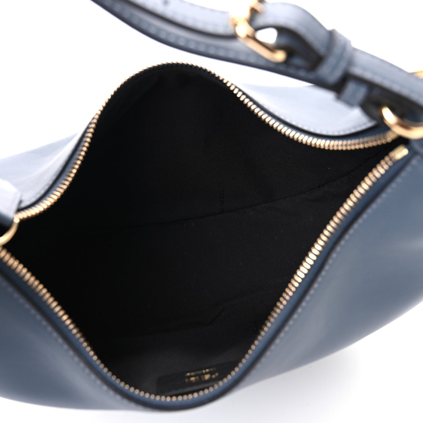 Vitello Grace Matte Small Fendigraphy Hobo Bag Tempesta