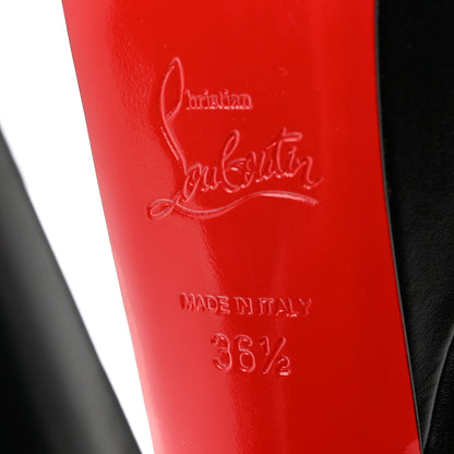 Christian Louboutin Shiny Calfskin Alta Vicky 160 Pumps 36.5 Black 6 of 11