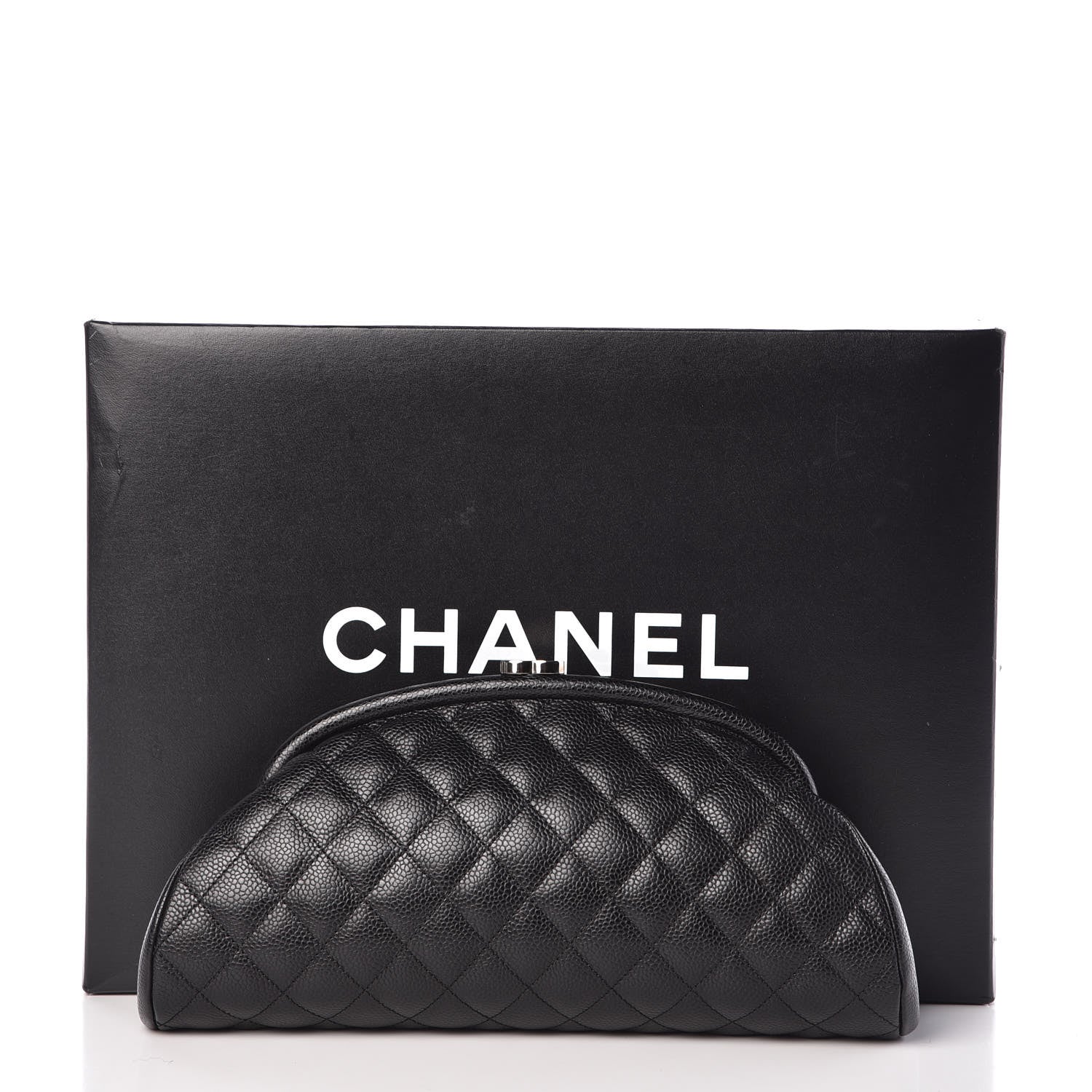 Chanel Caviar Quilted Timeless Clutch Black 7 of 7
