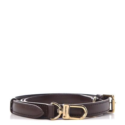 Louis Vuitton Calfskin 16mm Adjustable Shoulder Strap Brown 1 of 5