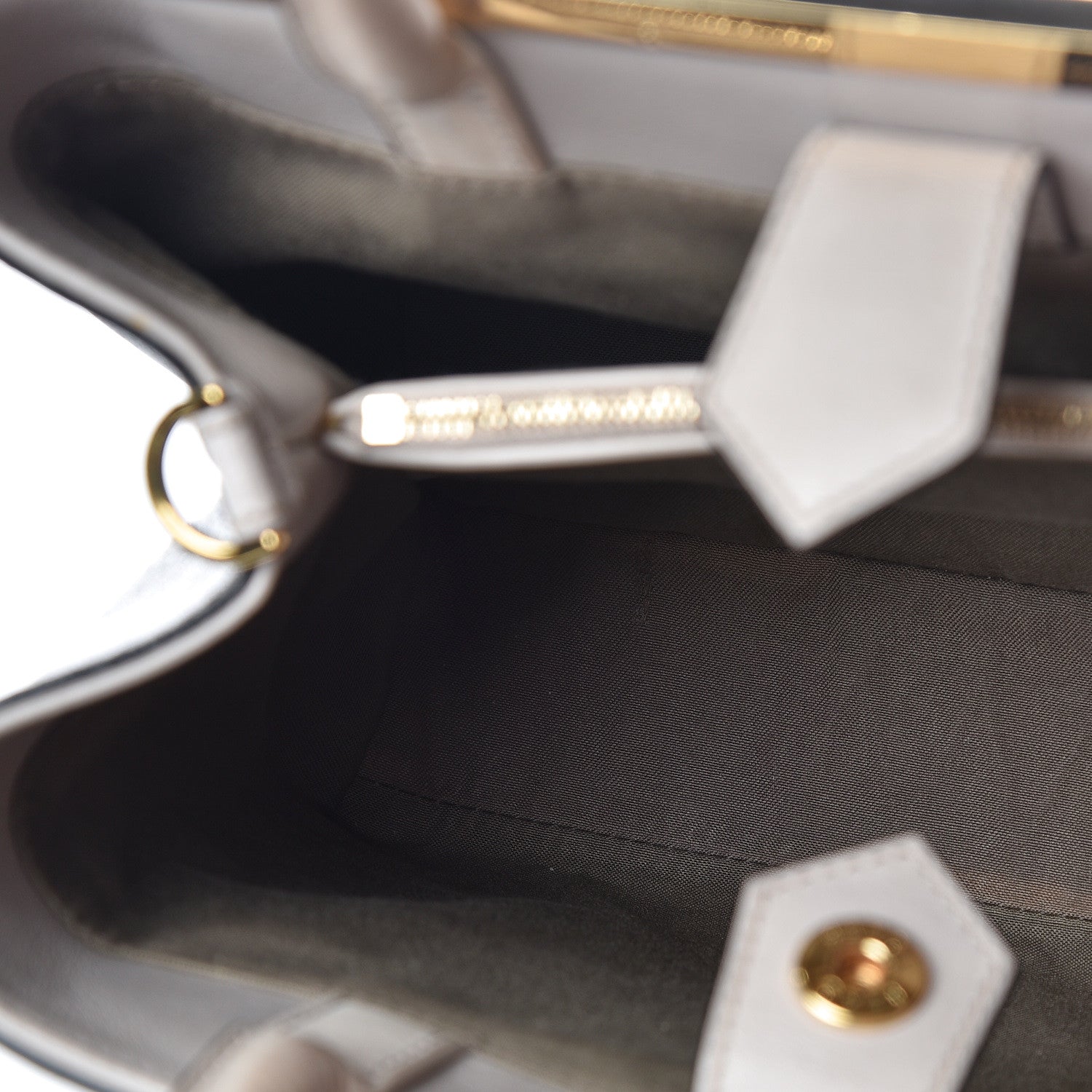 Fendi Vitello Elite Monster Petite 2Jours Tote Multicolor Black Grigio Polvere Multicolor 11 of 15