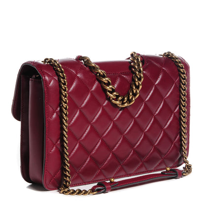 Chanel Calfskin Perfect Edge Large Flap Burgundy 3 of 9