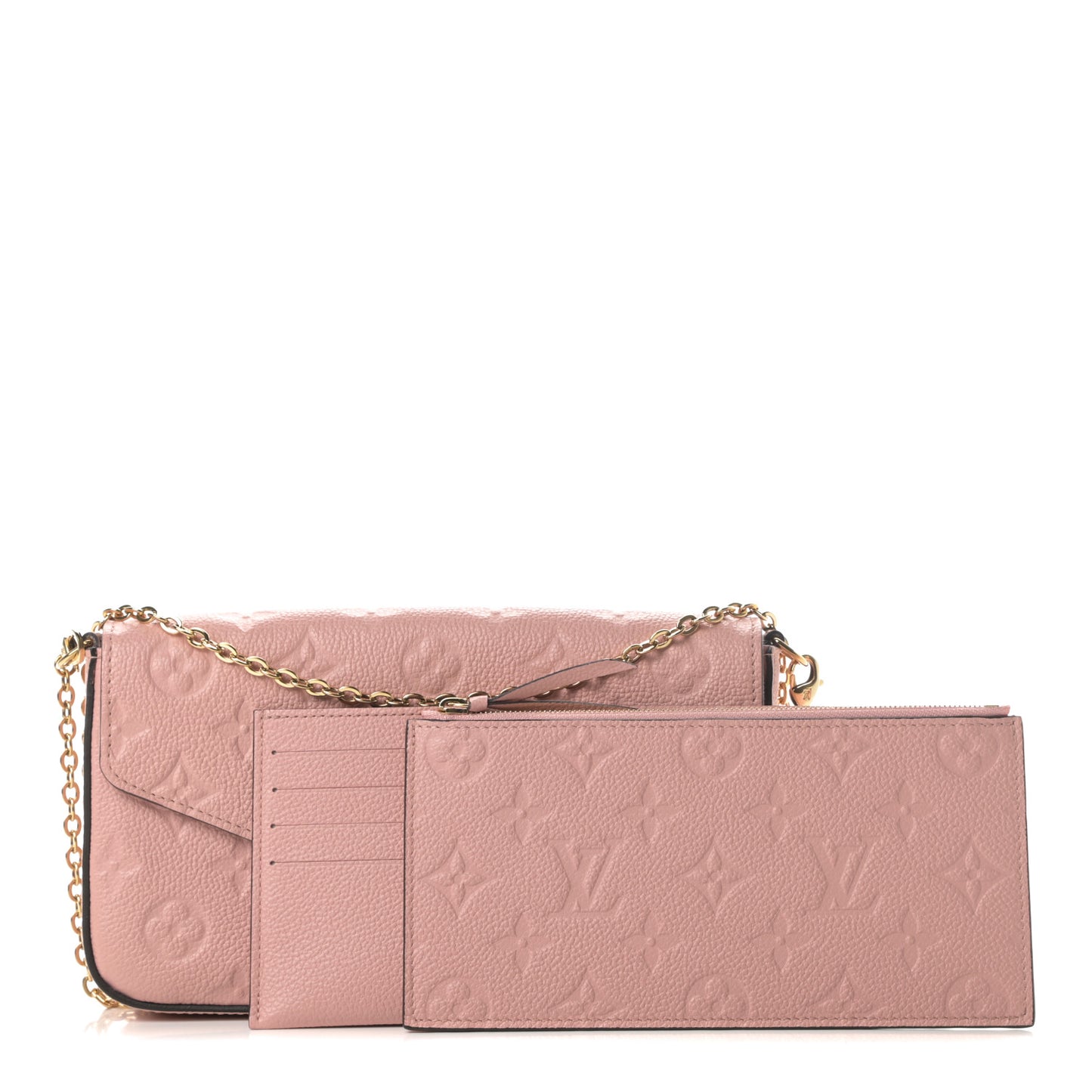 Empreinte Pochette Felicie Chain Wallet Rose Poudre