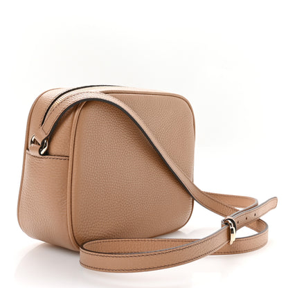 Gucci Pebbled Calfskin Small Soho Disco Bag Camelia 3 of 11