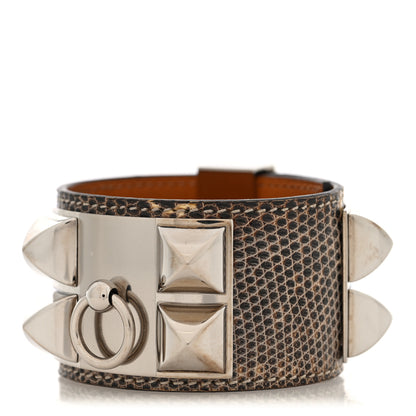 Hermes Lizard Collier de Chien CDC Bracelet S Ombre 1 of 4