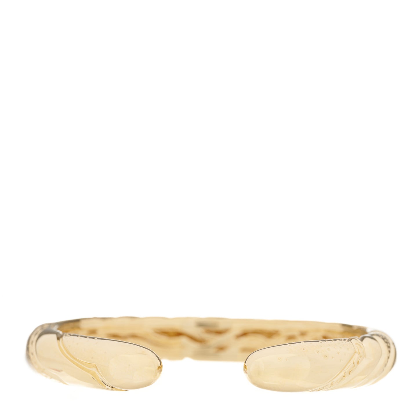 18K Yellow Gold Grey Diamond Lahar Kick Cuff Bracelet