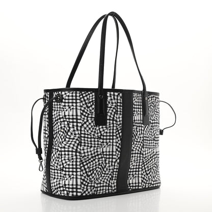 MCM Visetos Medium Liz Reversible Shopper Tote Black 11 of 18
