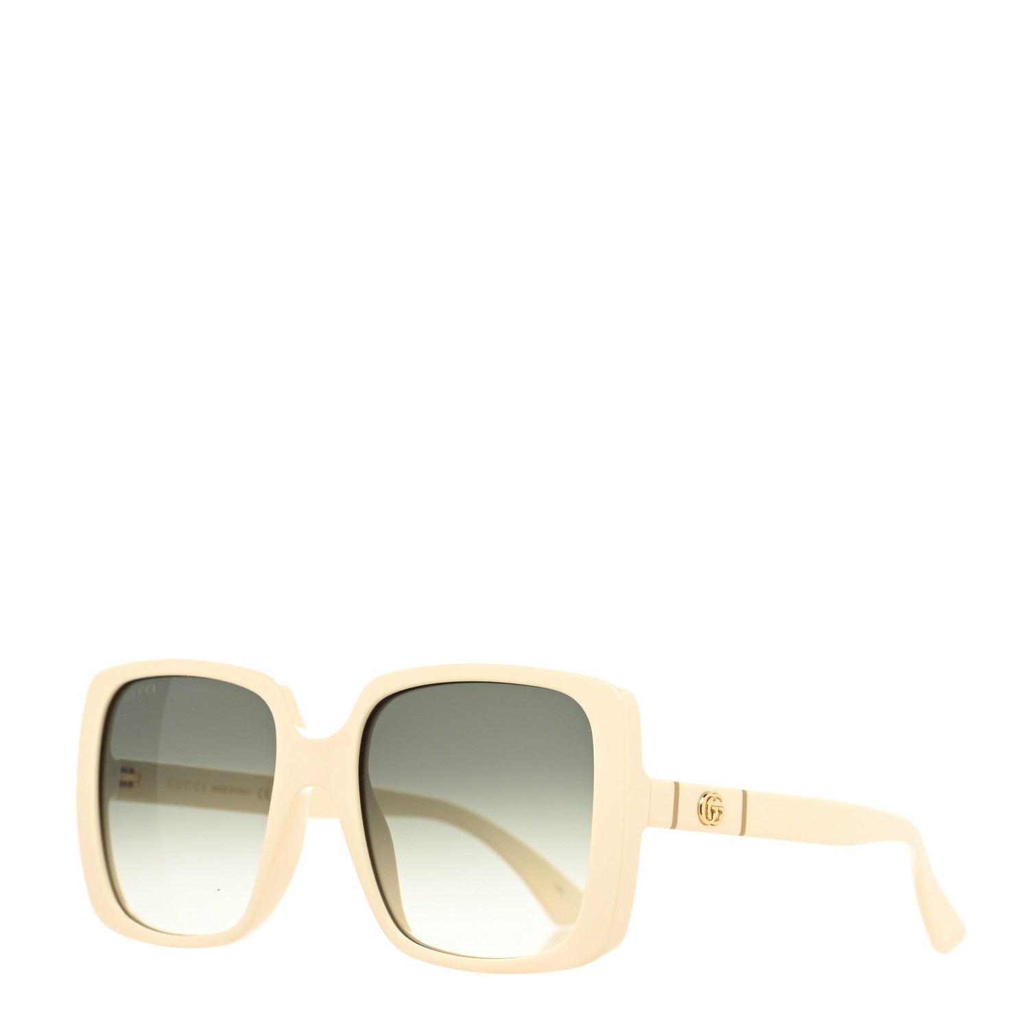 Gucci Acetate Square Frame GG0632S Sunglasses White 1 of 8