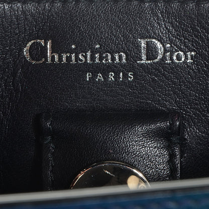Christian Dior Box Calfskin Gradient Medium Diorissimo Blue Violet 6 of 8